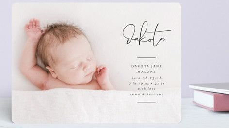 10 Best Birth Announcement Ideas - Liz and Roo