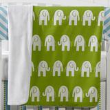 Elephant Crib Bedding - Liz and Roo