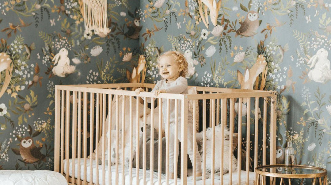 Let Wallpaper Be the Centerpiece of Your Nursery! - Liz and Roo