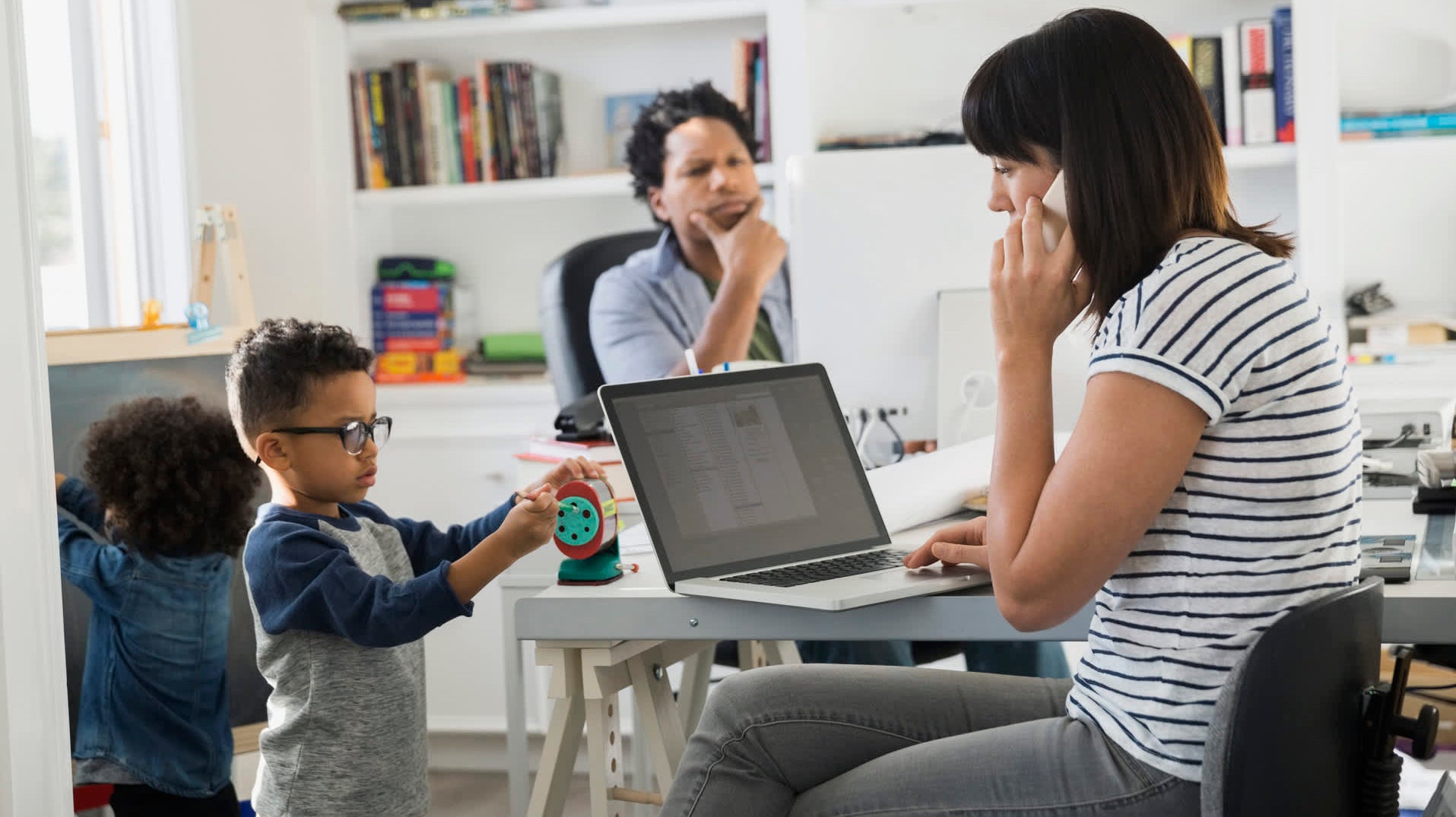 The Challenges of Working From Home With Kids - Liz and Roo