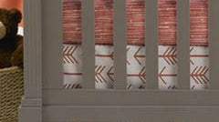 Woodland Crib Bedding – Designs in Coral and Navy - Liz and Roo