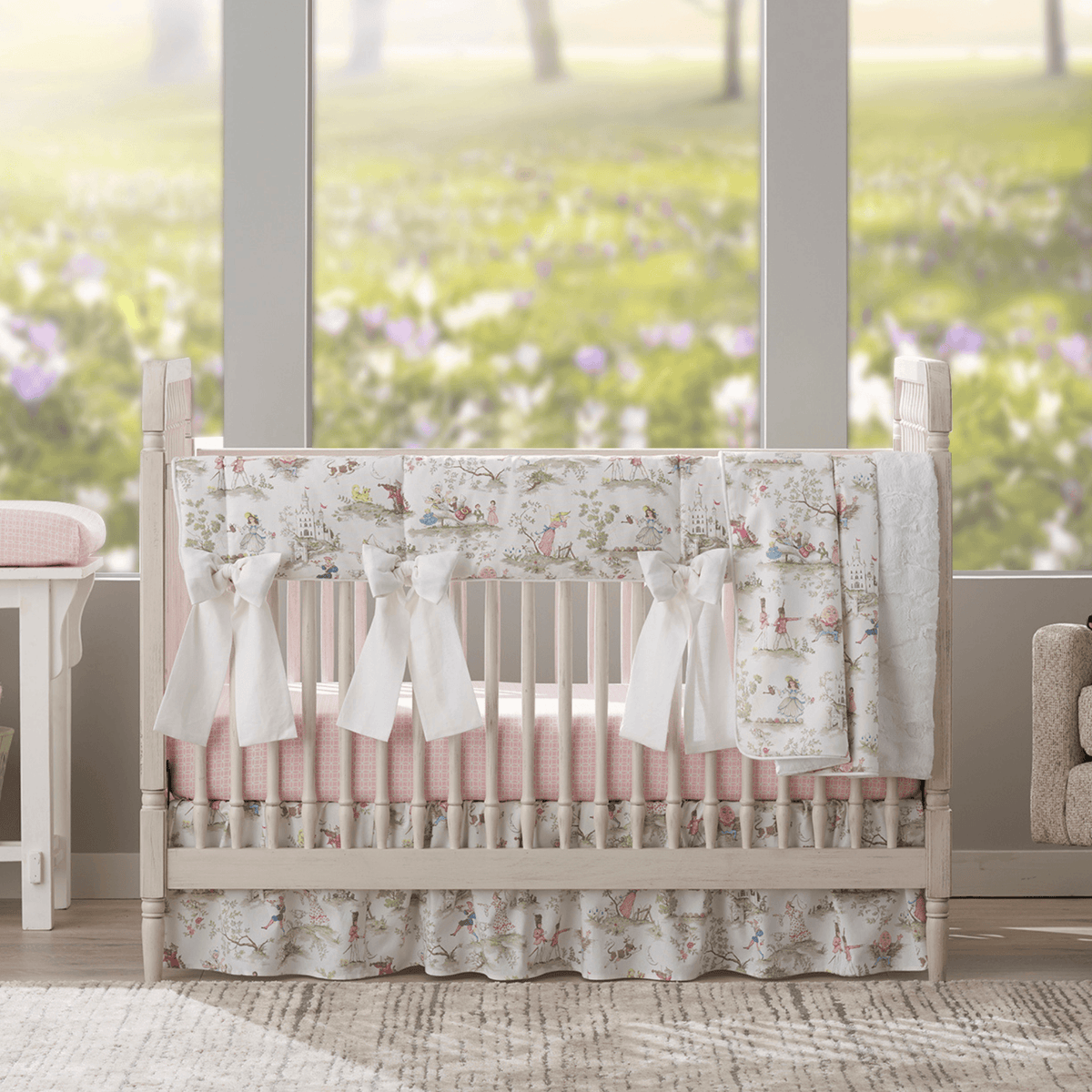 Crib sheets for sales girls