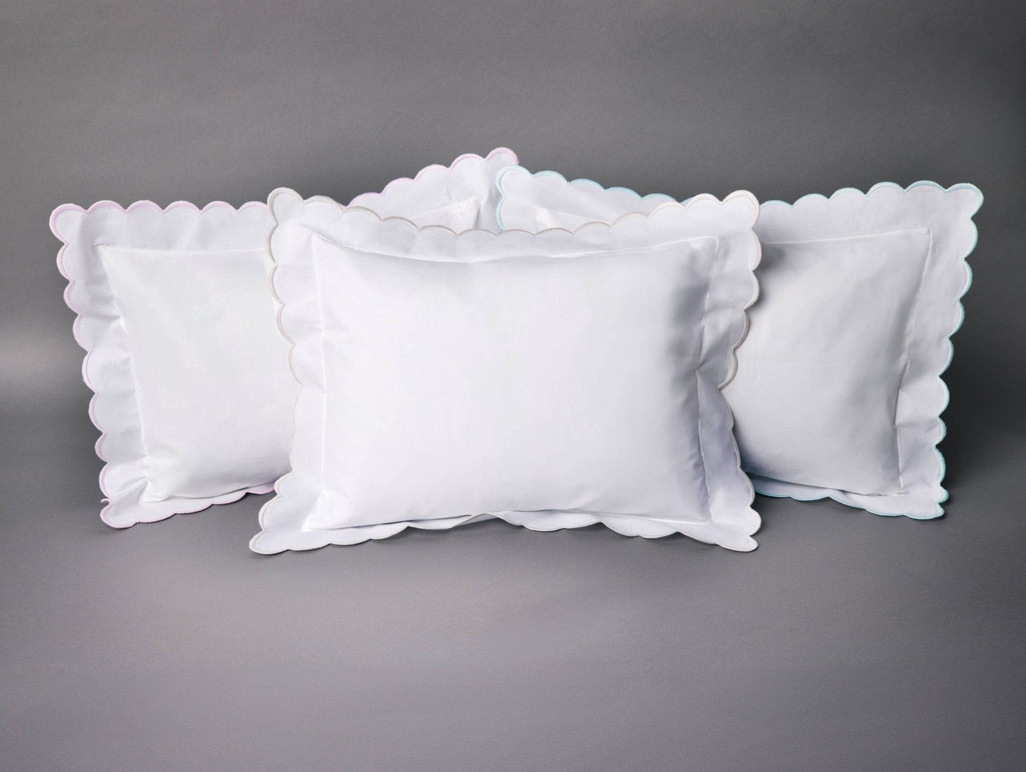 Double Thick Scalloped Baby/Boudoir Pillow Shams - Liz and Roo