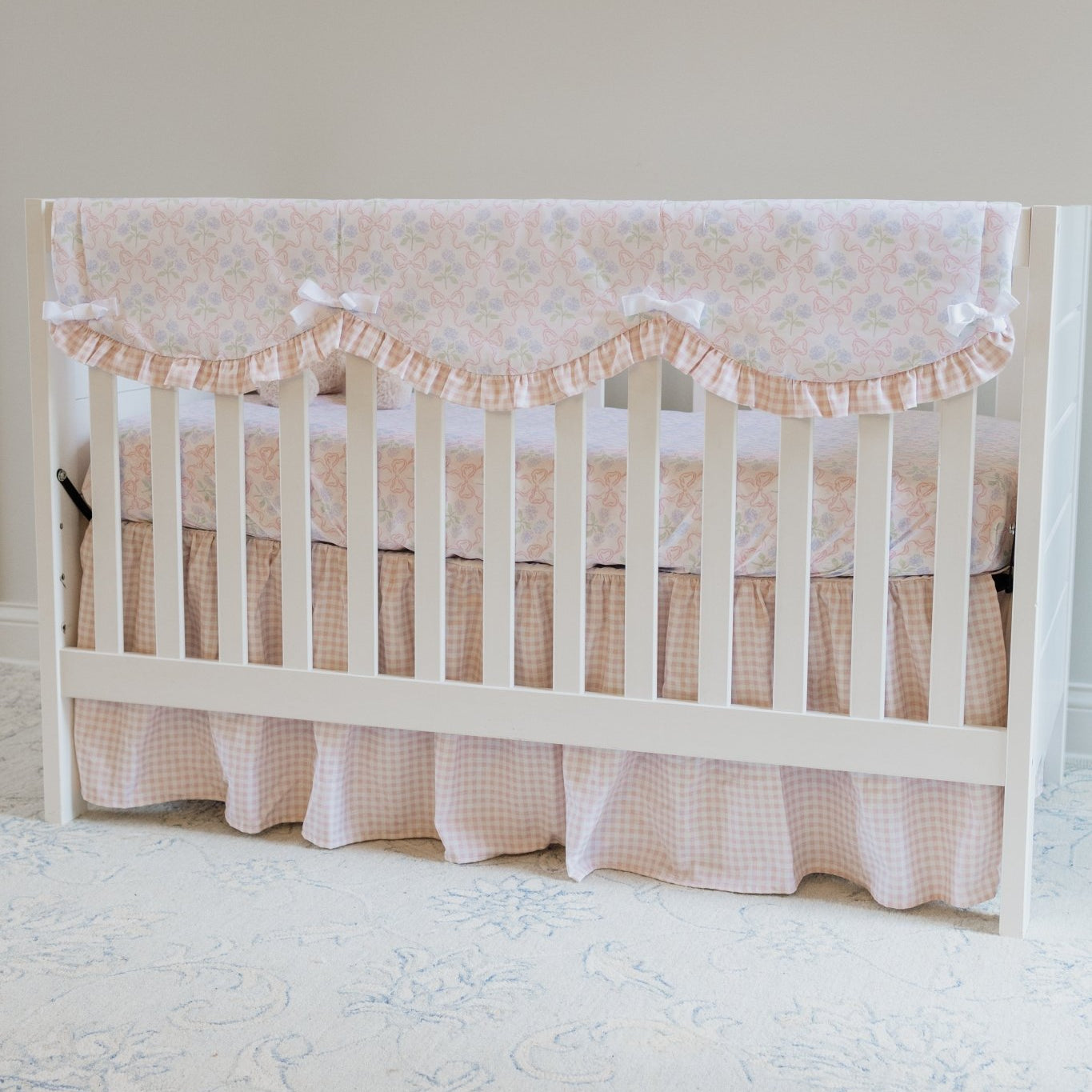 Hydrangea and Bow Bedding Set - Liz and Roo