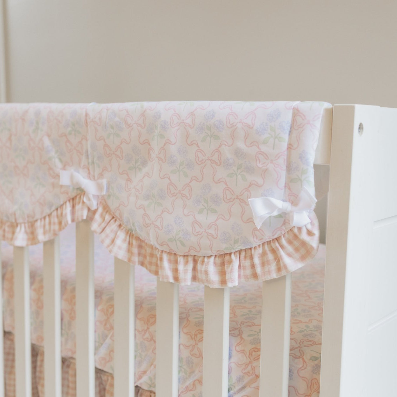 Hydrangea and Bow Bedding Set - Liz and Roo