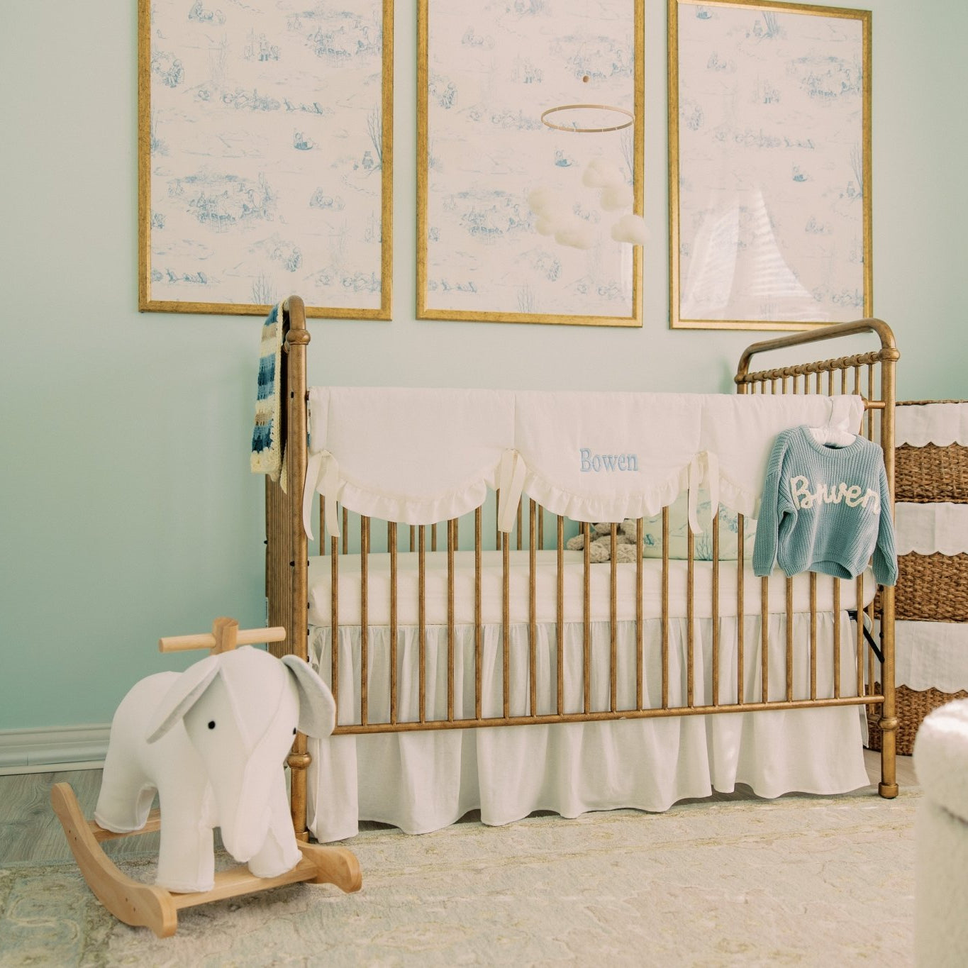 Light Ivory Linen 2 pc. Bedding Set - Liz and Roo