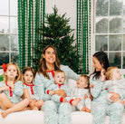 North Pole Christmas Two Piece Kids Henley Pajamas - Liz and Roo