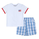 Red, White and Blue Shirt and Shorts Set - Liz and Roo