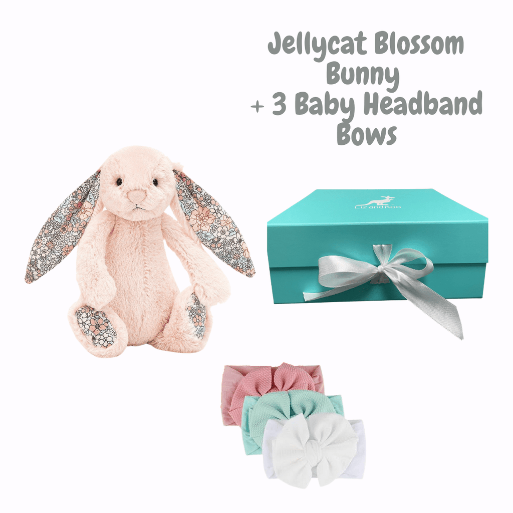 Baby Gift Box | Blossom Bunny | 4-pc | Ready to Ship - Liz and Roo