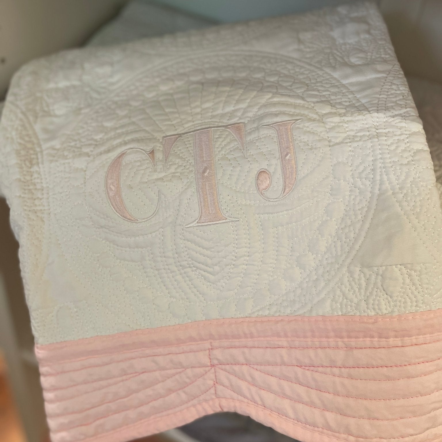 Matelasse Quilt (4 Trim Colors To Choose From) - Liz and Roo