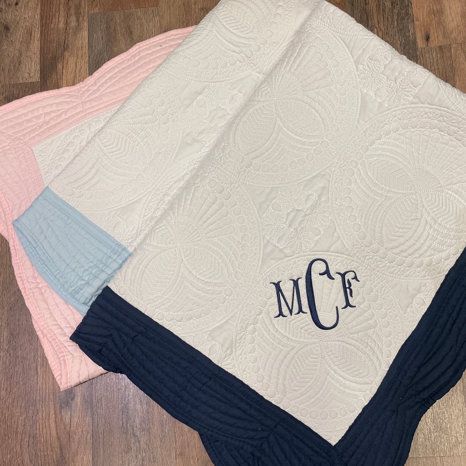 Matelasse Quilt (4 Trim Colors To Choose From) | Made in USA - Liz and Roo