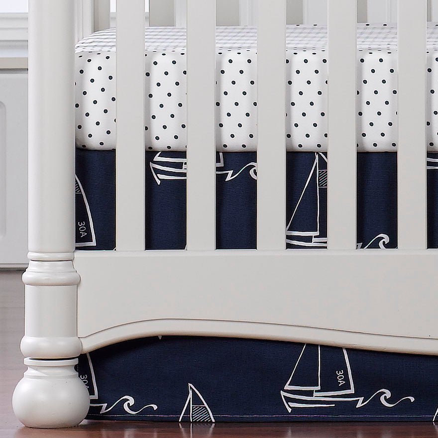 Nautical Sailboats (Indigo) 3-pc Bedding Set - Liz and Roo