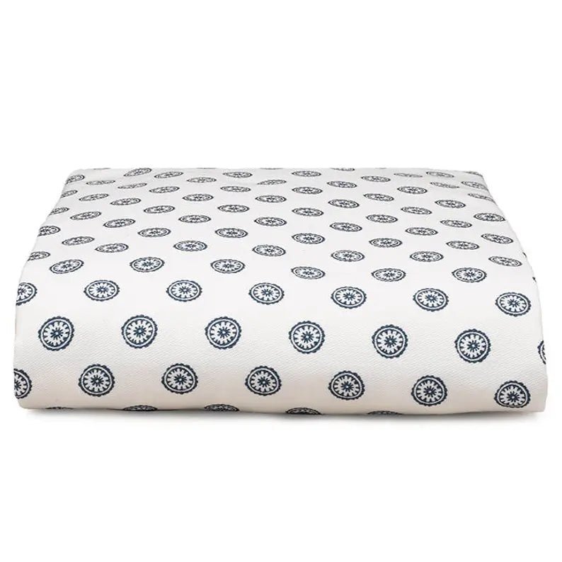 Navy Chelsea Crib Sheet | Cotton Twill Crib Sheet - Liz and Roo