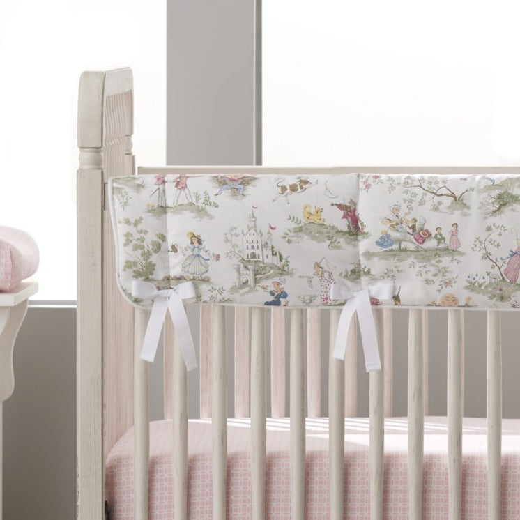 Nursery Rhyme Toile 4-pc. Crib Bedding Set for MINI CRIBS - Liz and Roo