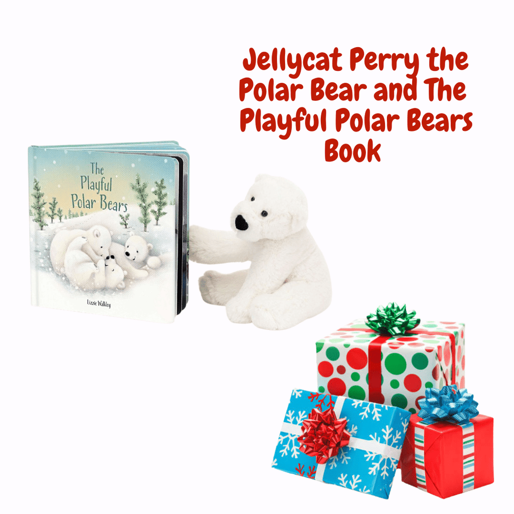 Perry the Polar Bear Holiday Gift Box | Book | Jellycat Gifts - Liz and Roo
