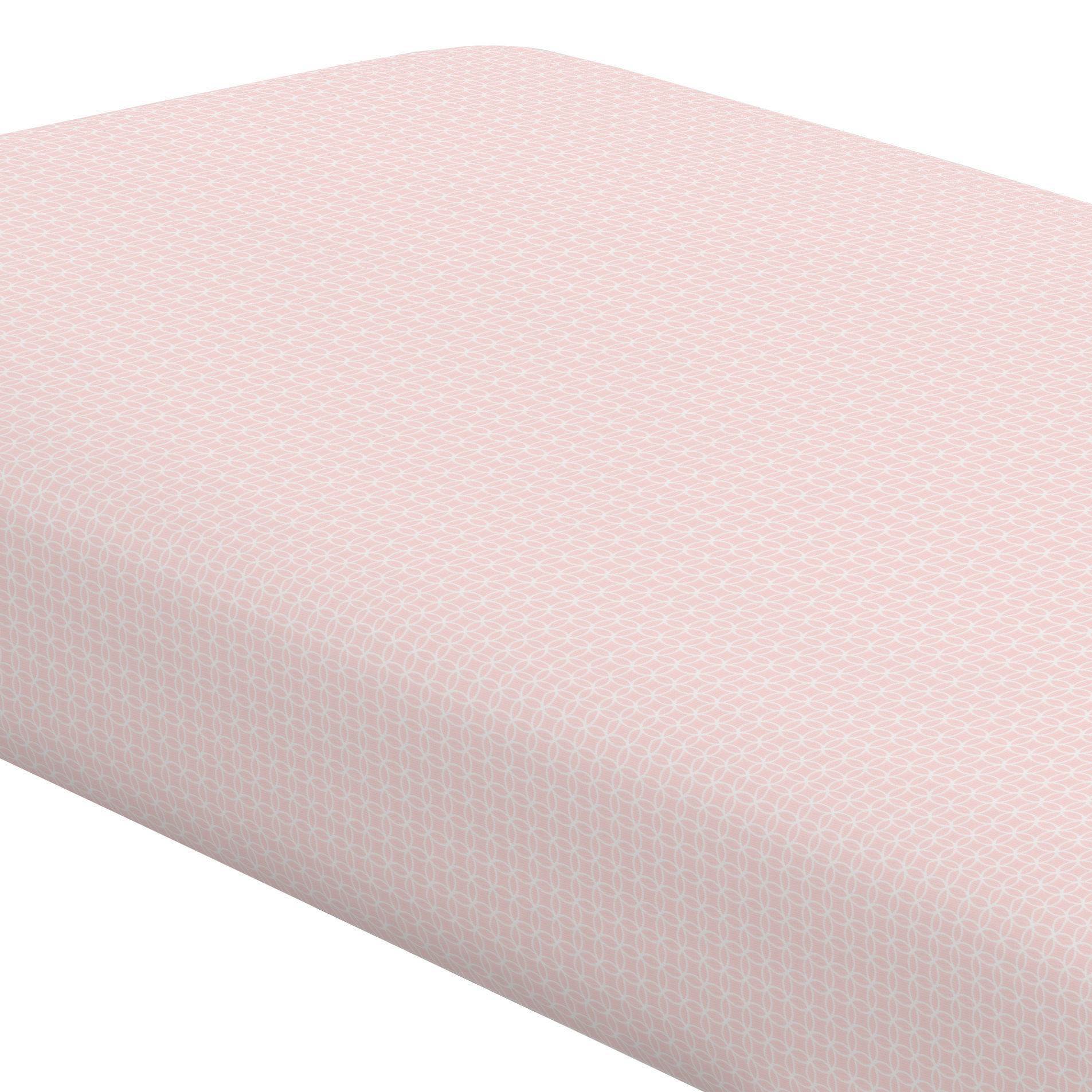 Pink Circles MINI Crib Sheet - Liz and Roo