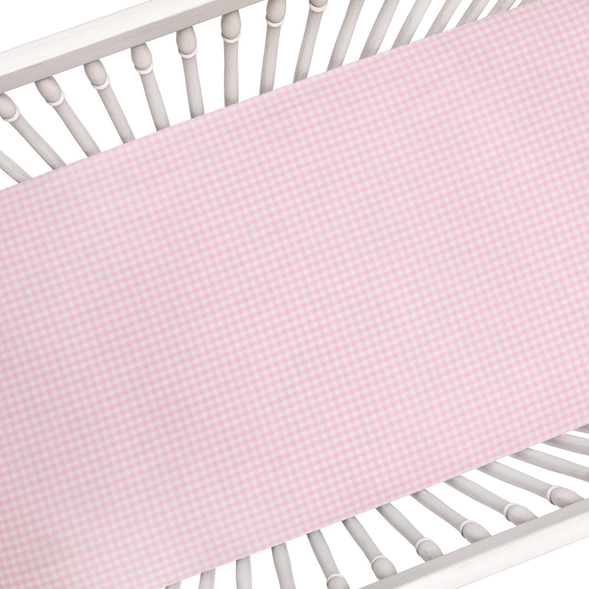 Pink Gingham Crib Sheet Quality Crib Sheets Liz and Roo
