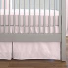 Solid Color Flat Panel Crib Skirts - With Pleats | by Carousel Designs - Liz and Roo