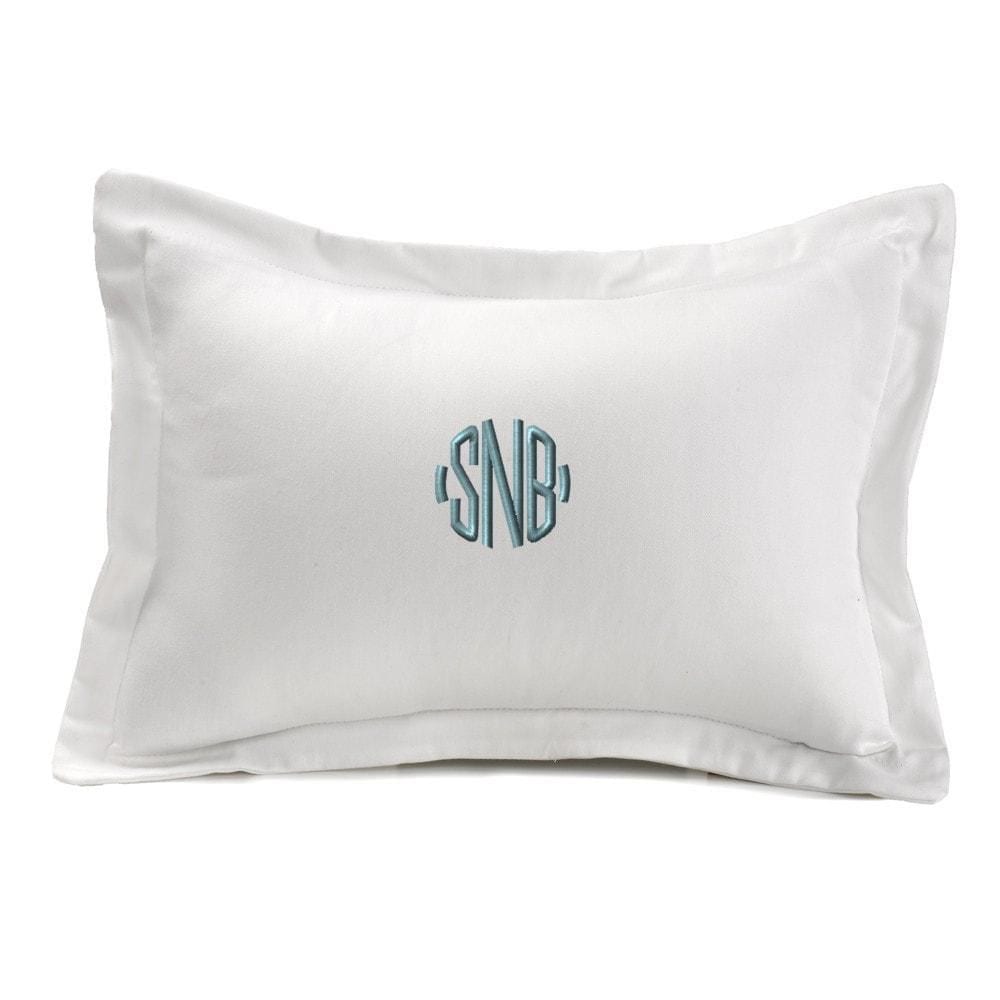 White Cotton Baby Pillow Sham (INCLUDES insert) - Liz and Roo