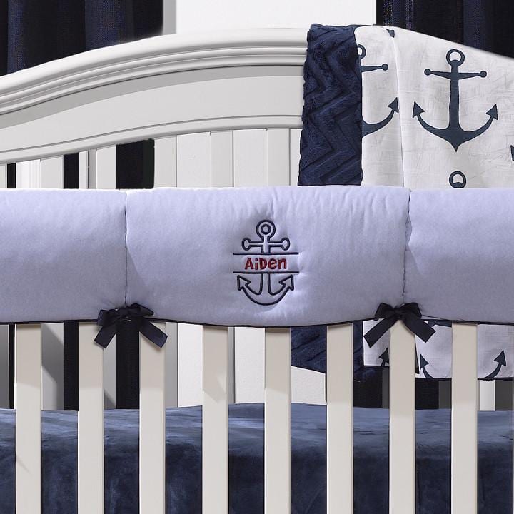 Nautical cheap crib bumper