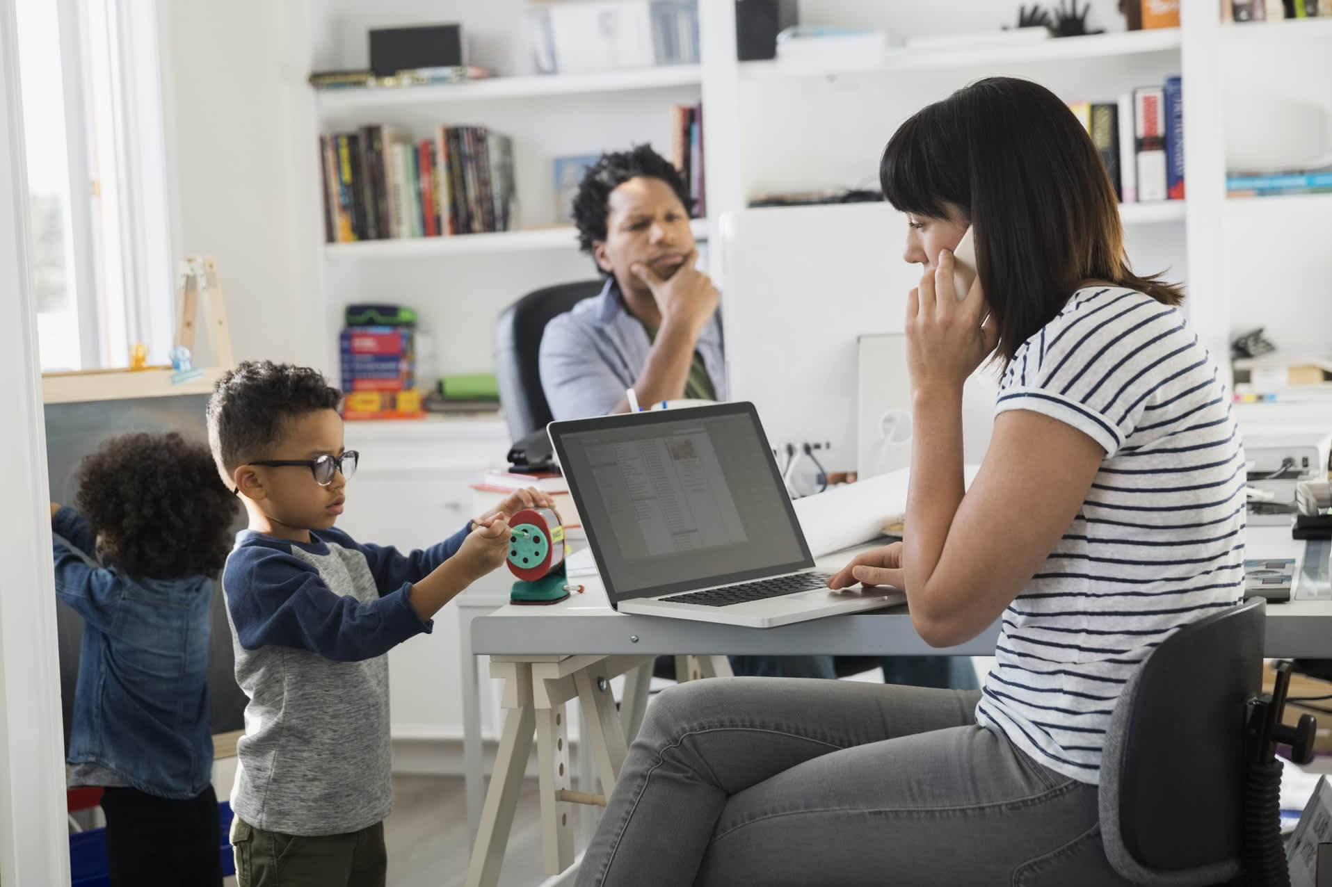 The Challenges of Working From Home With Kids - Liz and Roo