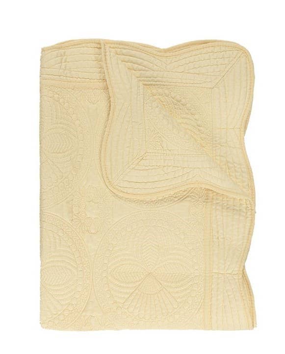 Baby Quilt: White - Liz and Roo