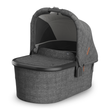 Bassinet V3 Greyson - Charcoal Mélange | Carbon Frame - Liz and Roo