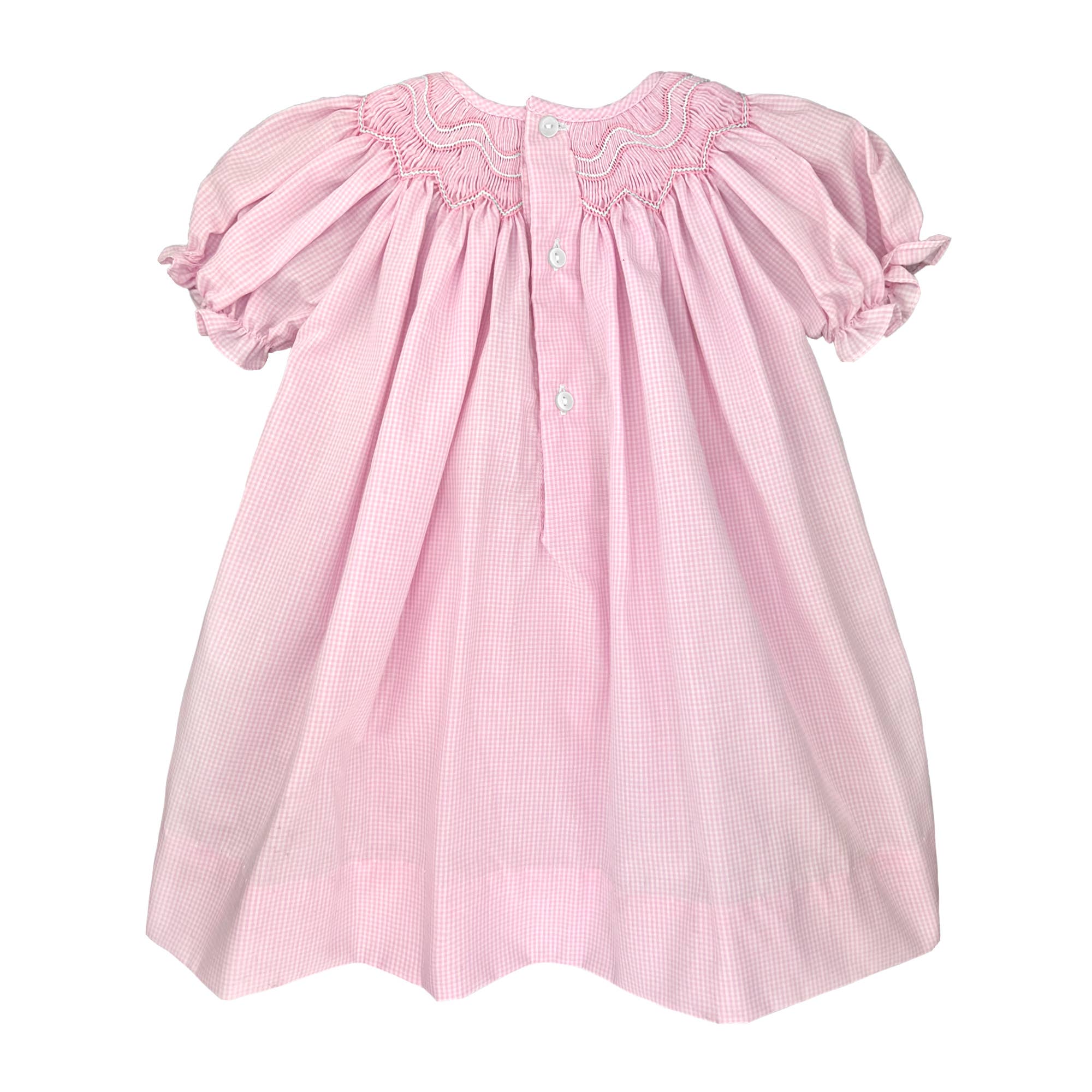Bishop Zig - Zag Smocked Dress - Liz and Roo