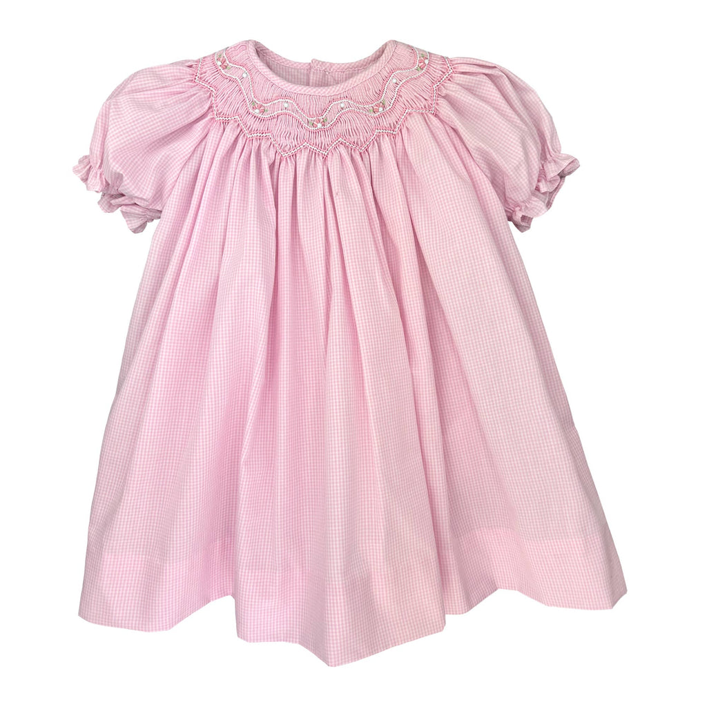 Bishop Zig - Zag Smocked Dress - Liz and Roo