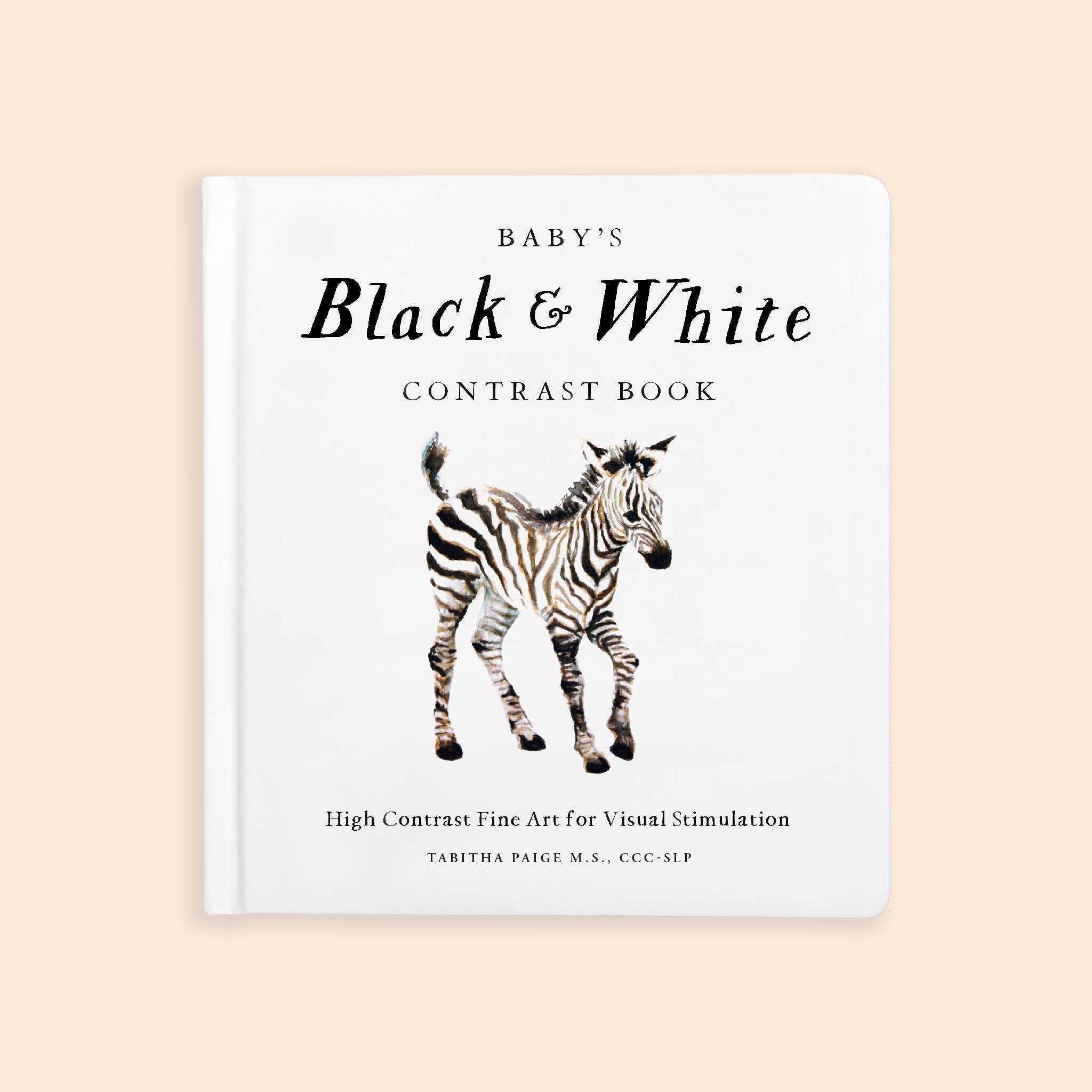 Black and White Contrast Book for Baby - Liz and Roo