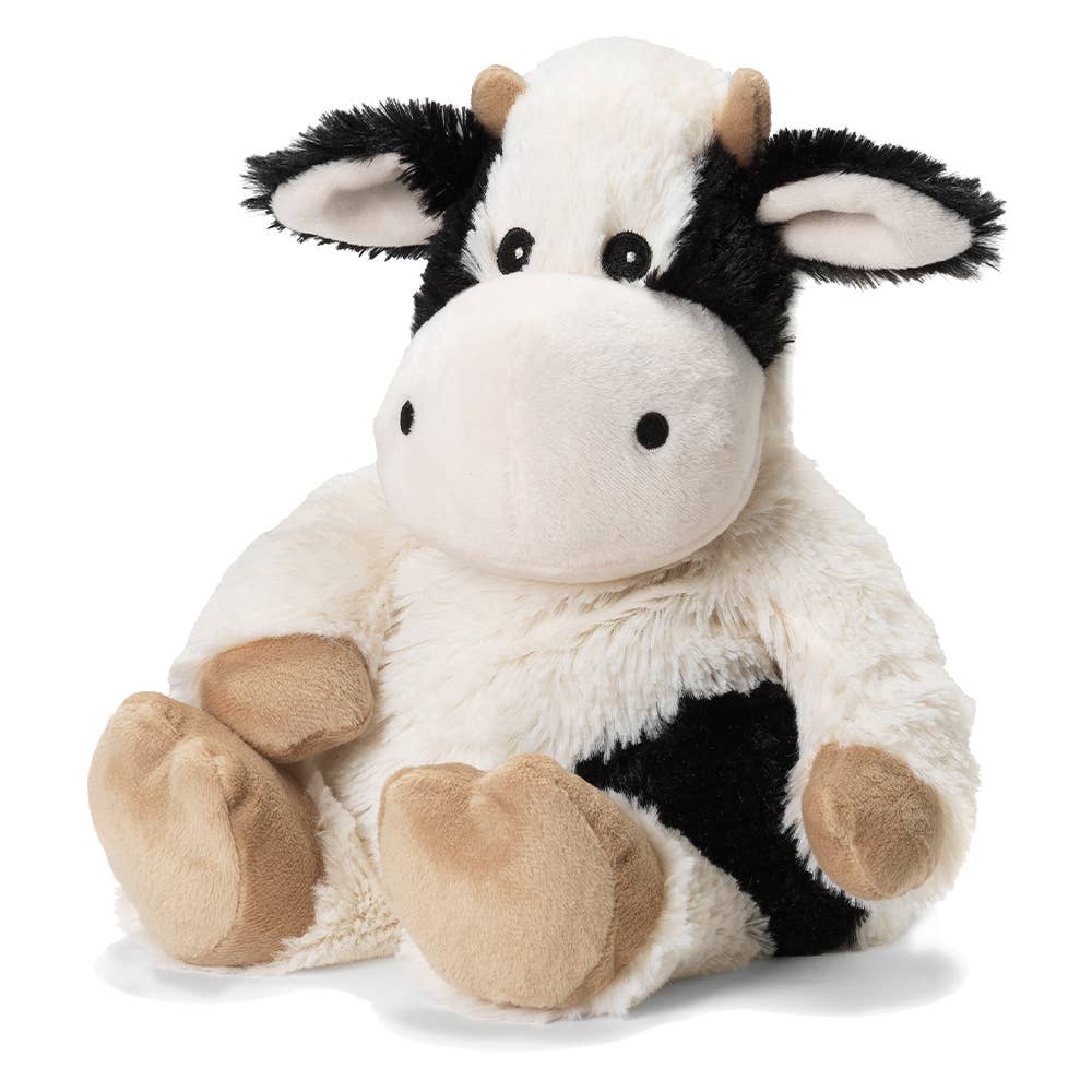 Black and White Cow Warmies - Liz and Roo
