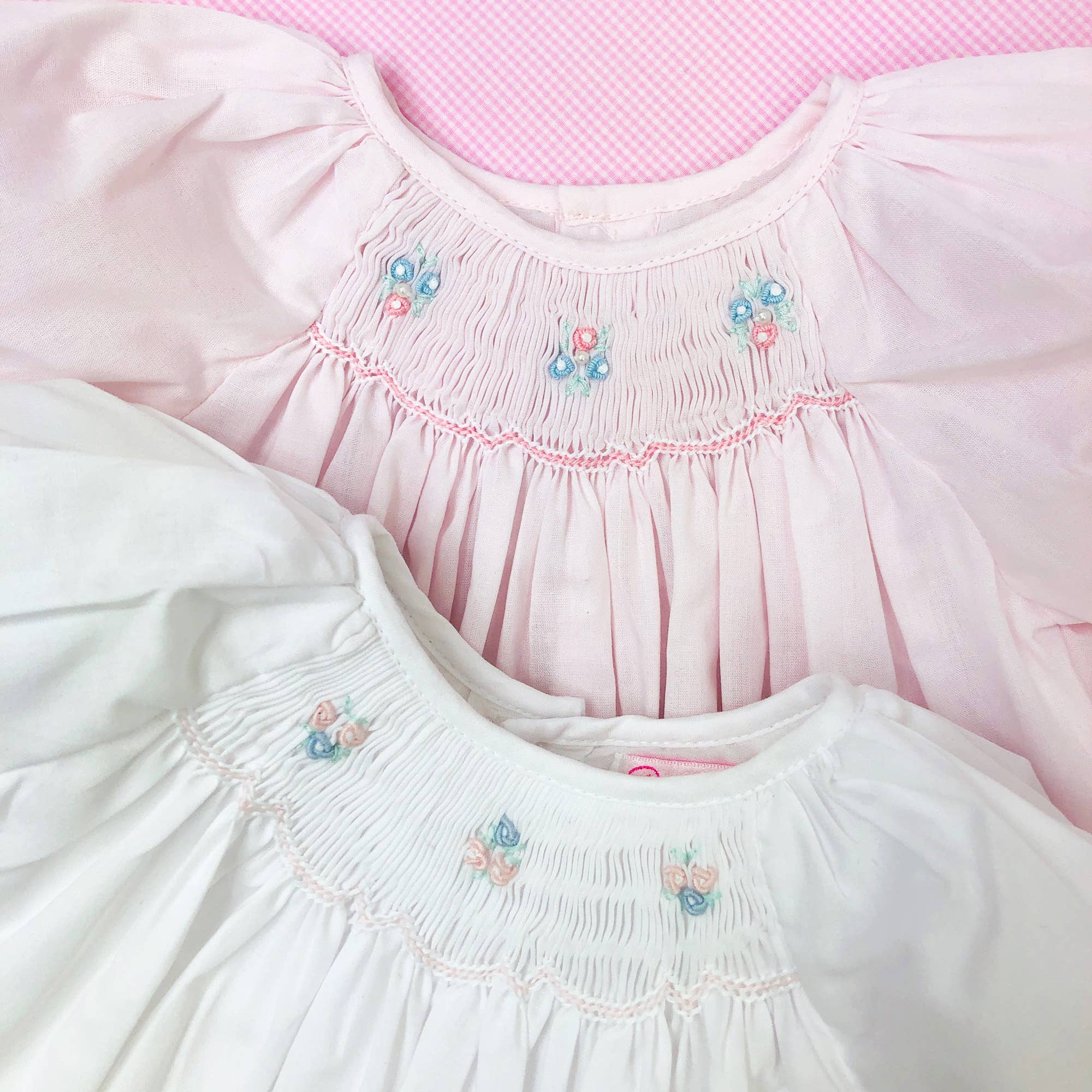 Bubble with Novelty Smocking - Liz and Roo