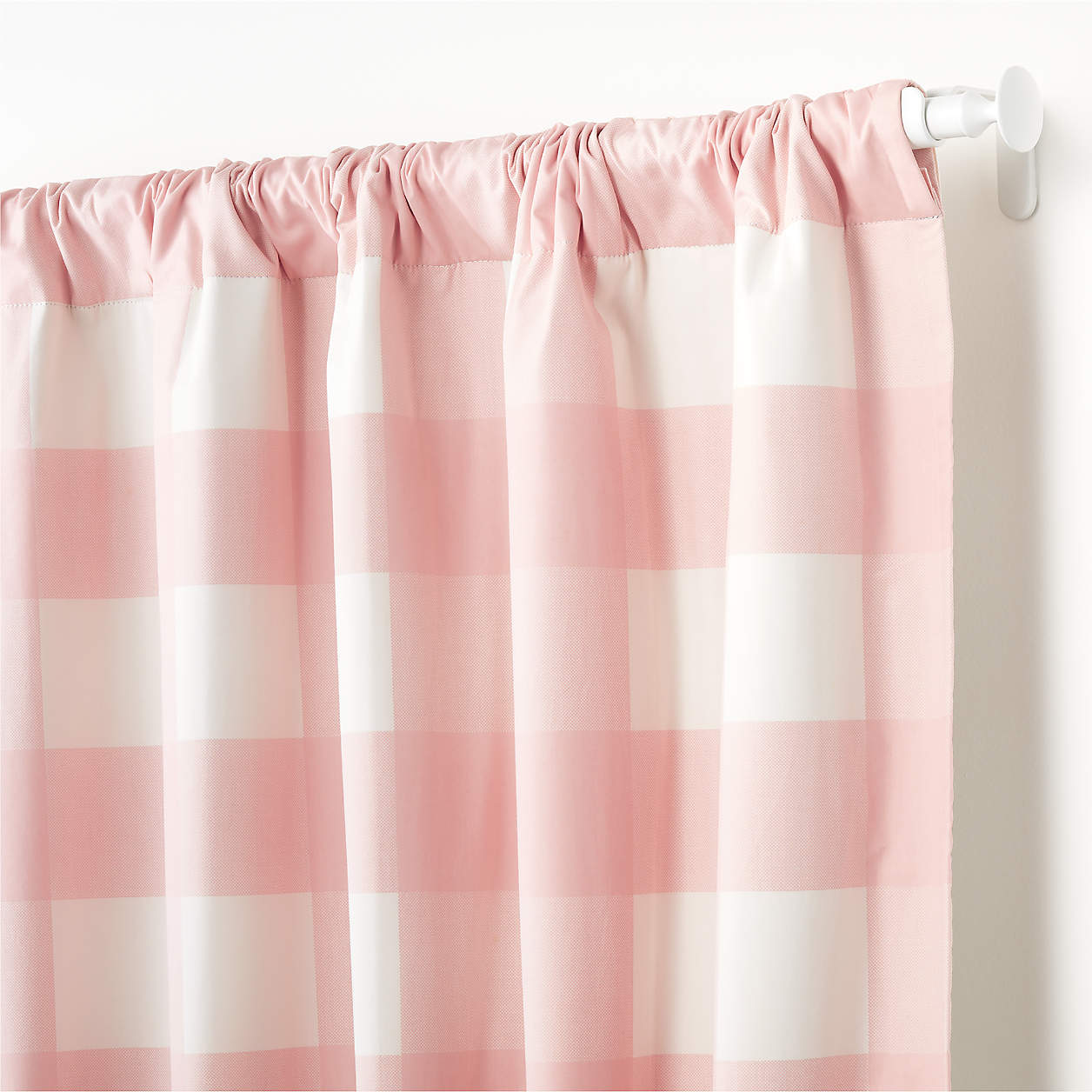 Buffalo Check Window Treatments - Pink - Liz and Roo