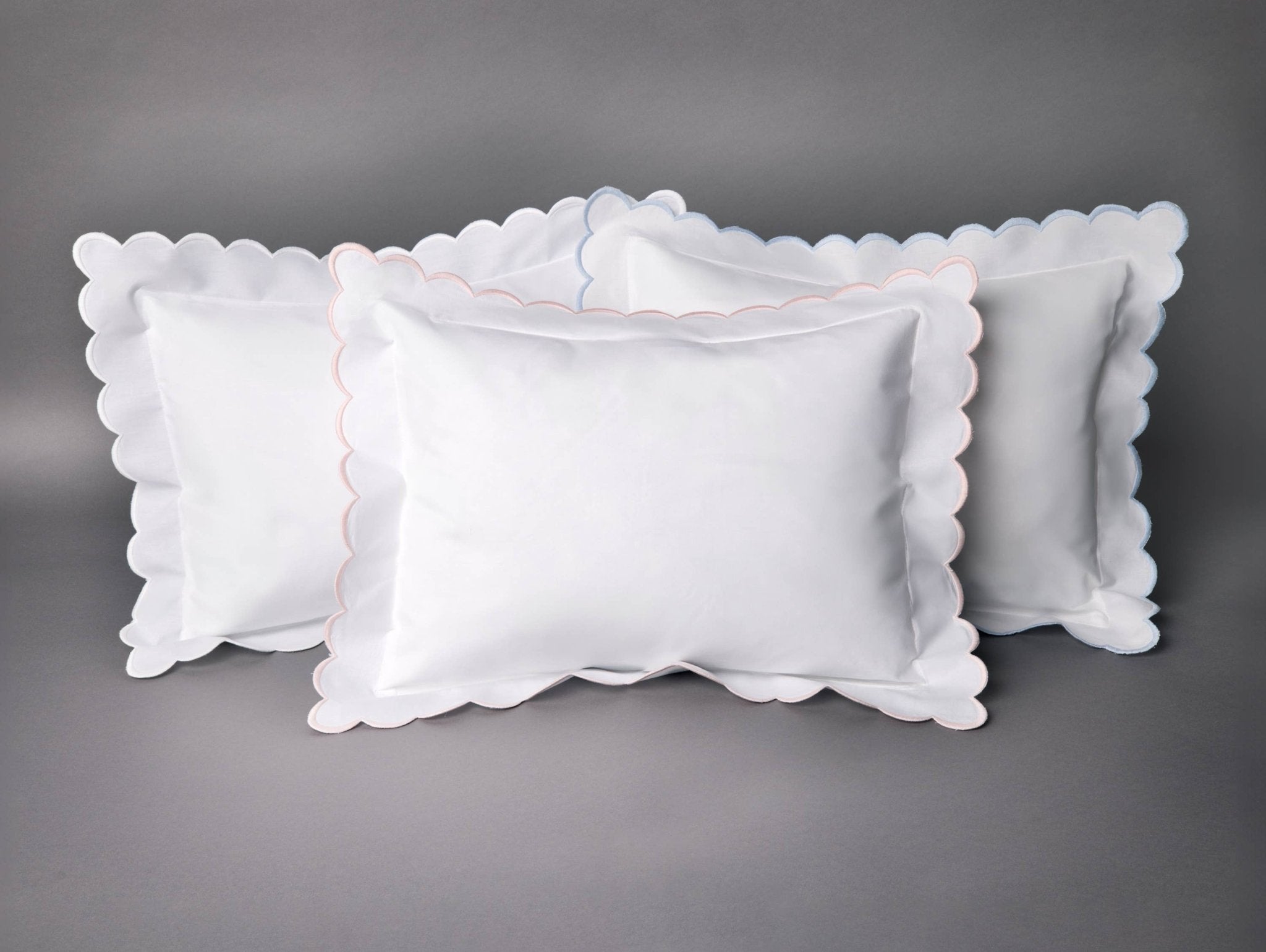 Double Thick Scalloped Baby/Boudoir Pillow Shams - Liz and Roo