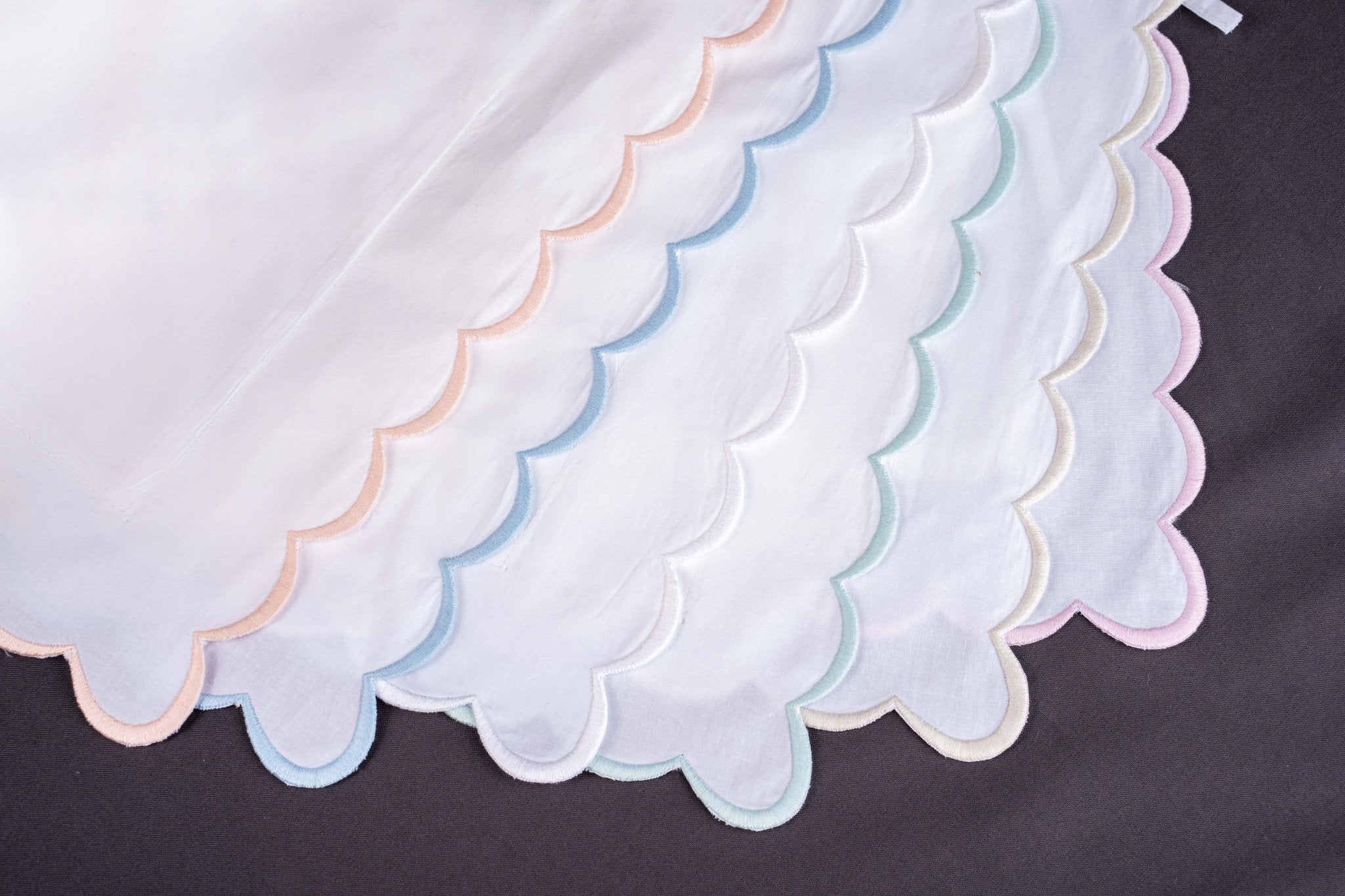 Double Thick Scalloped Baby/Boudoir Pillow Shams - Liz and Roo