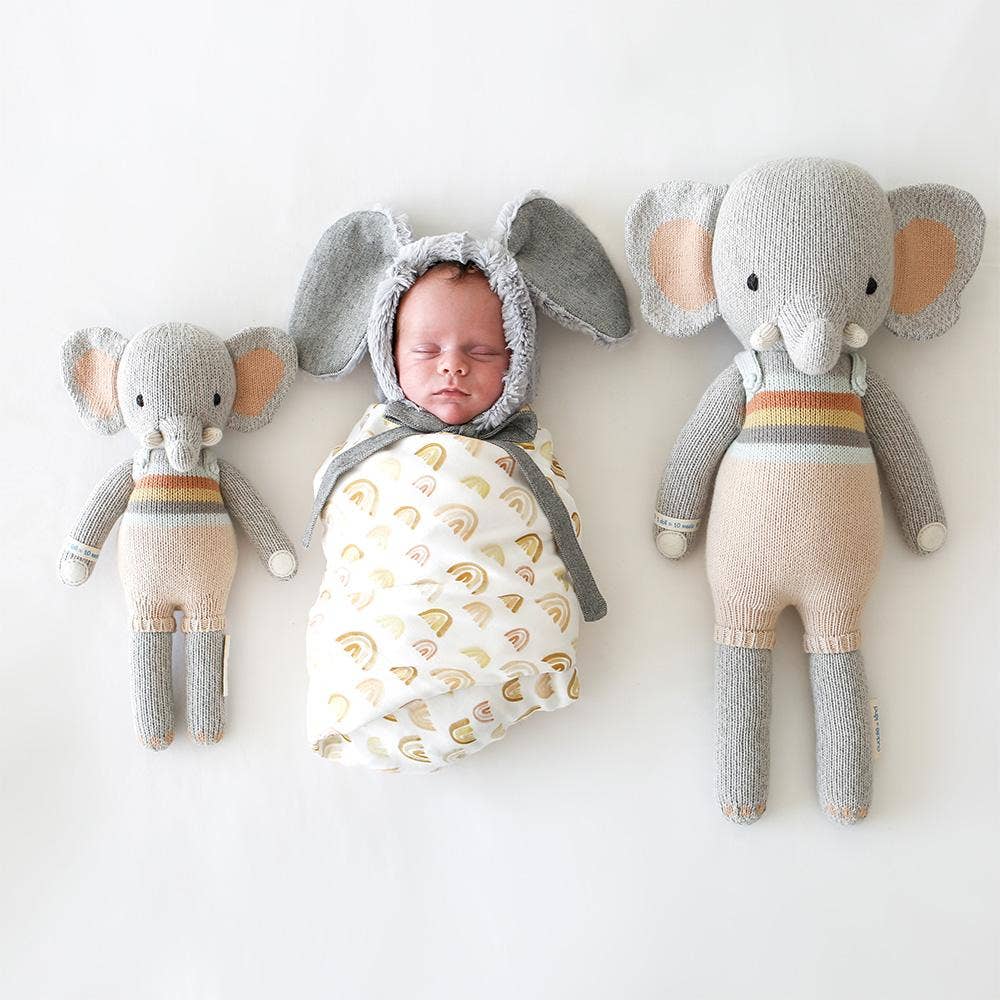 Evan the elephant, gives 10 meals - Liz and Roo