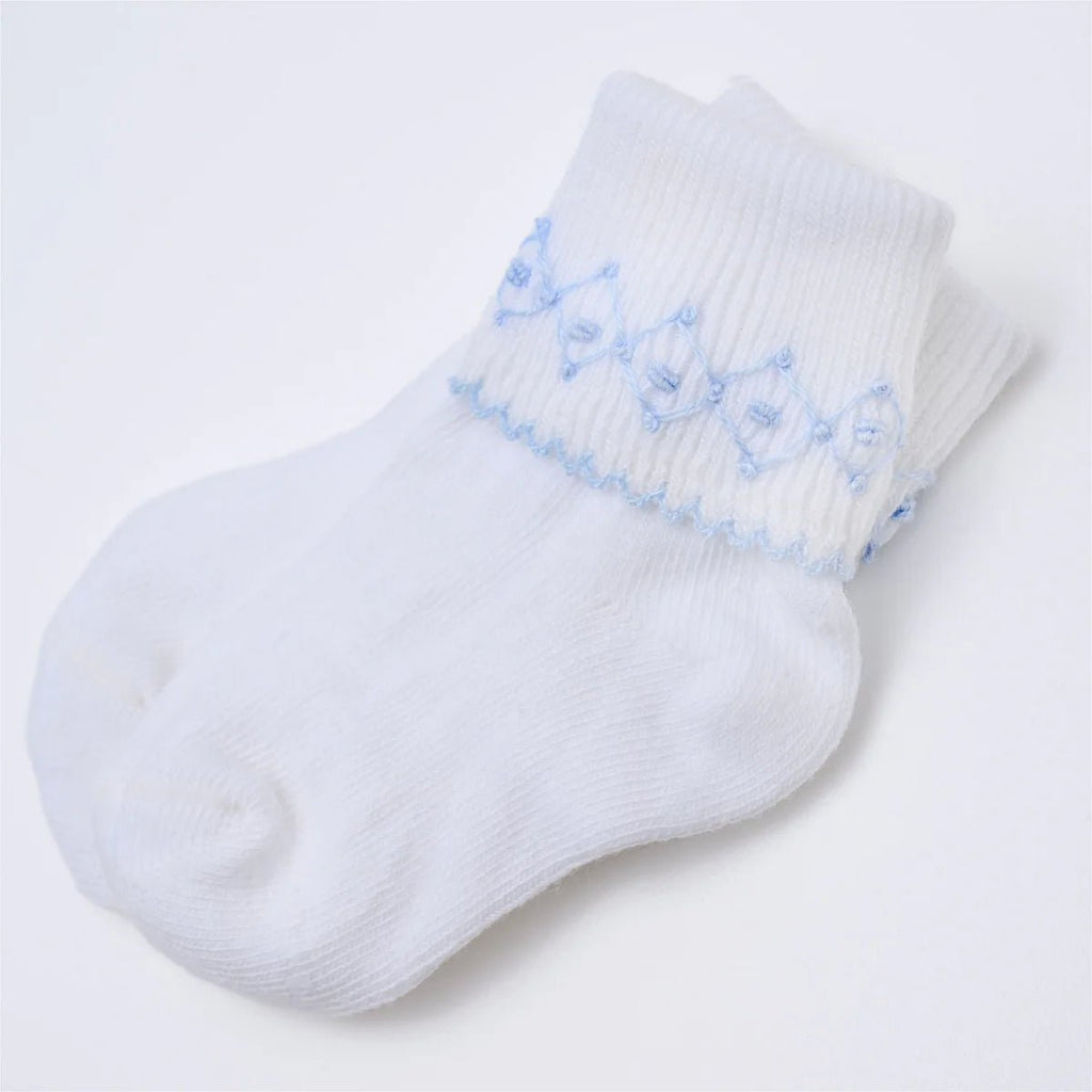 Hudson Embroidered Socks - Liz and Roo