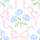Hydrangea and Bow Bedding Set - Liz and Roo