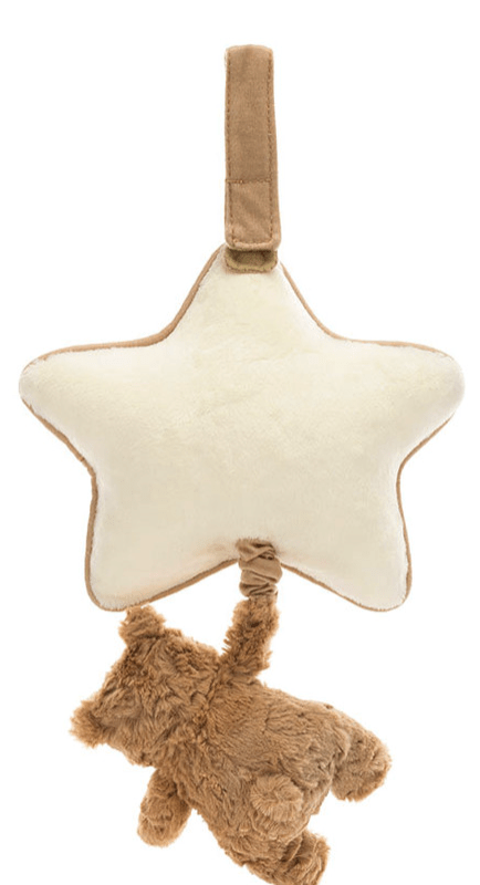 Jellycat Bartholomew Bear Plush Musical Pull - Liz and Roo