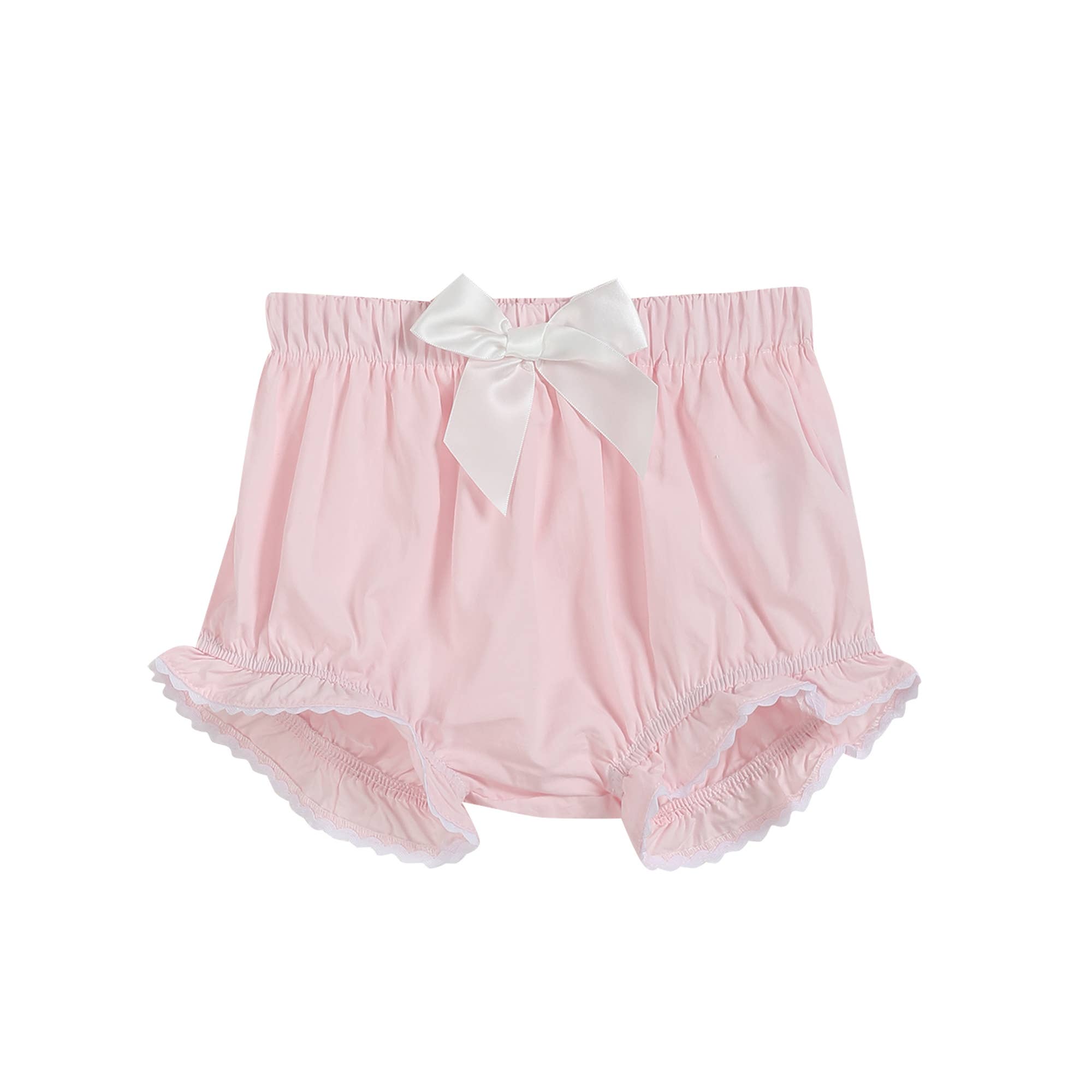 Light Pink Daisy Smocked Top and Bloomer 2 pc set - Liz and Roo