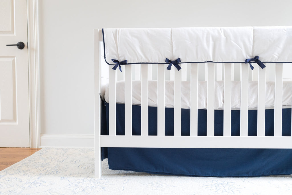 Navy and White Classic Bedding Set - Liz and Roo