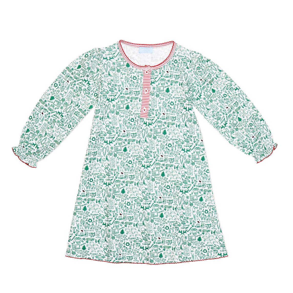 North Pole Christmas Girls Tess Lounge Dress - Liz and Roo