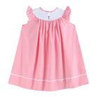 Pink Birthday Girl Smocked Bishop Dress - Liz and Roo