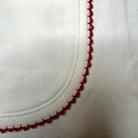 Receiving Blanket (Picot Trim) Baby Gift, Embroidery, Mono - Liz and Roo