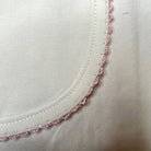 Receiving Blanket (Picot Trim) Baby Gift, Embroidery, Mono - Liz and Roo