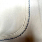 Receiving Blanket (Picot Trim) Baby Gift, Embroidery, Mono - Liz and Roo