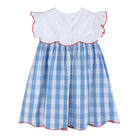 Red, White and Blue Flutter Dress - Liz and Roo