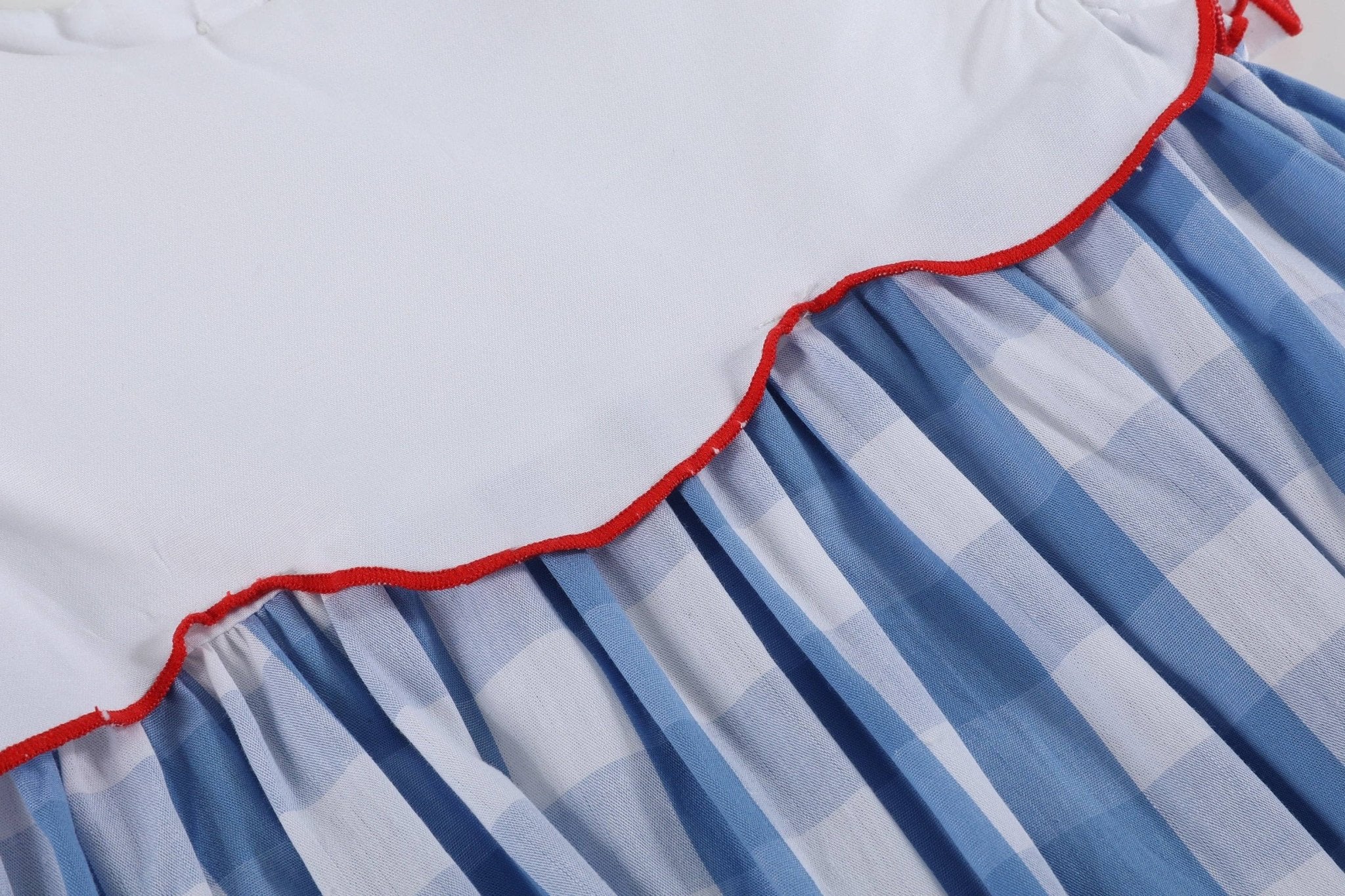 Red, White and Blue Flutter Dress - Liz and Roo