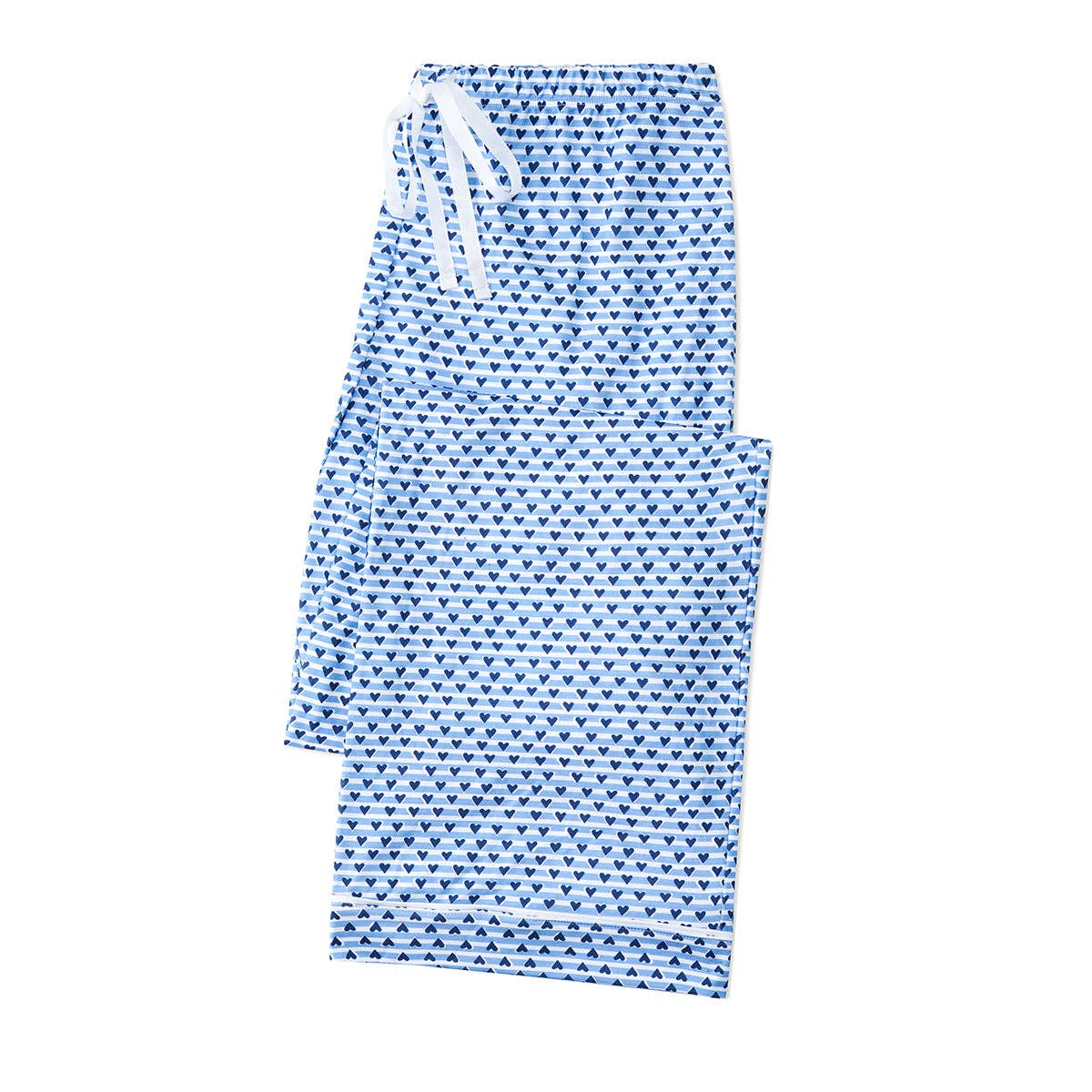 Sailor Hearts Women’s Button Front Long Pajama Set - Liz and Roo