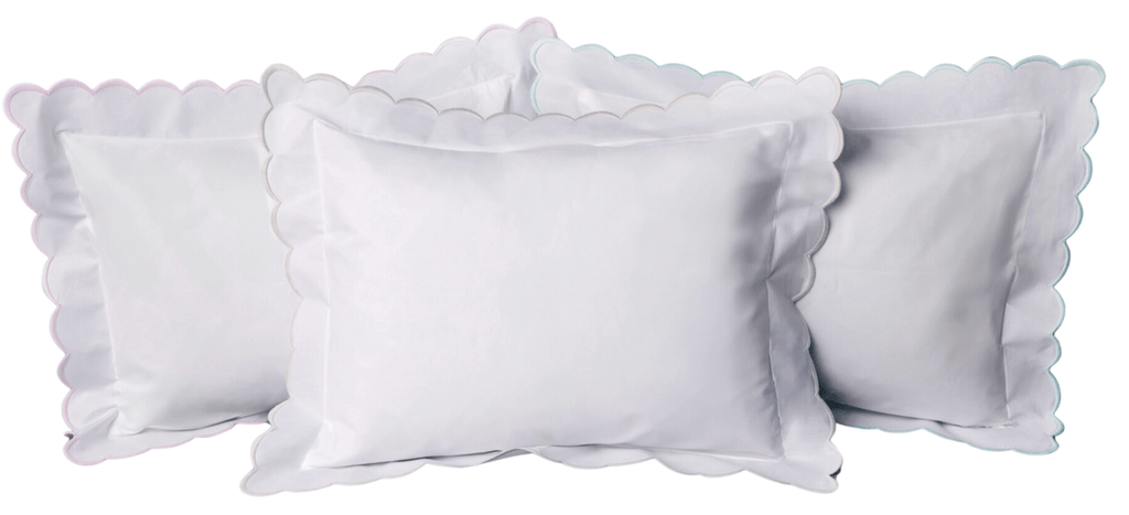 Scalloped Baby Pillow Sham (INCLUDES insert) - Liz and Roo